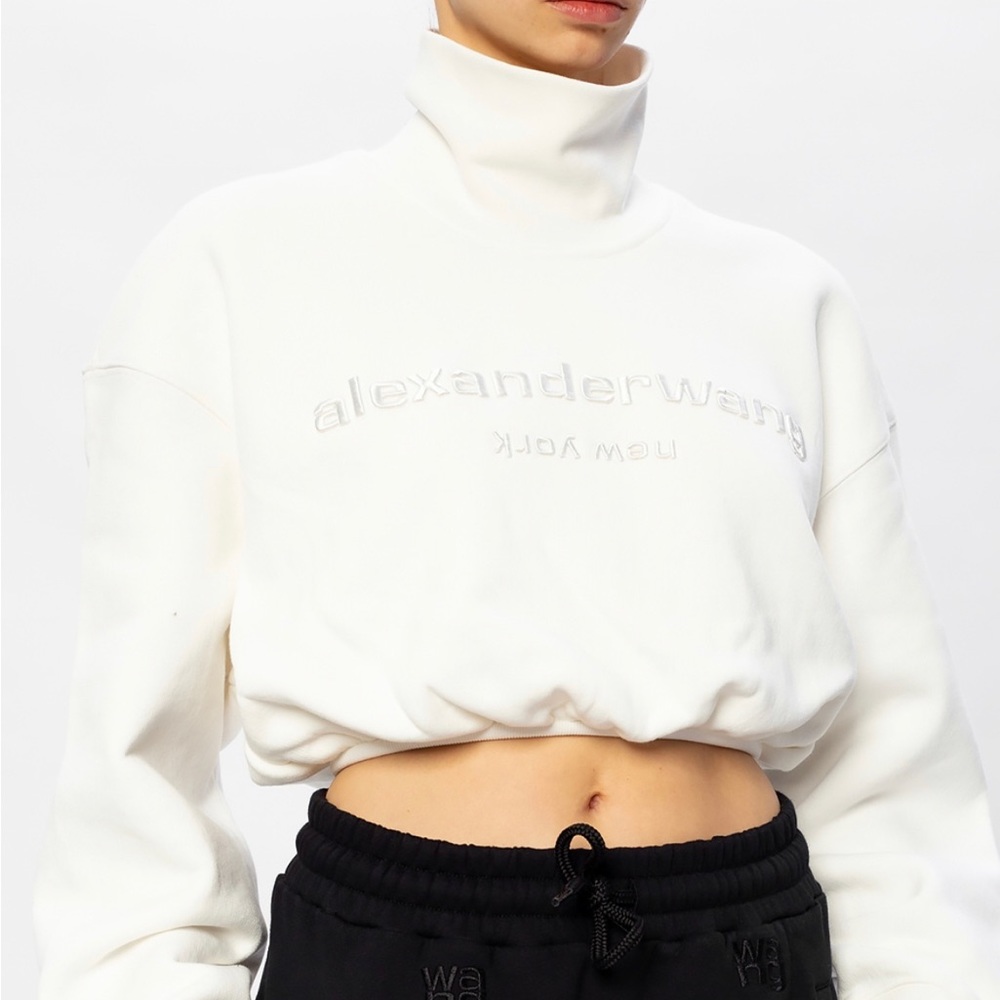 Alexander Wang Crop Hoodie